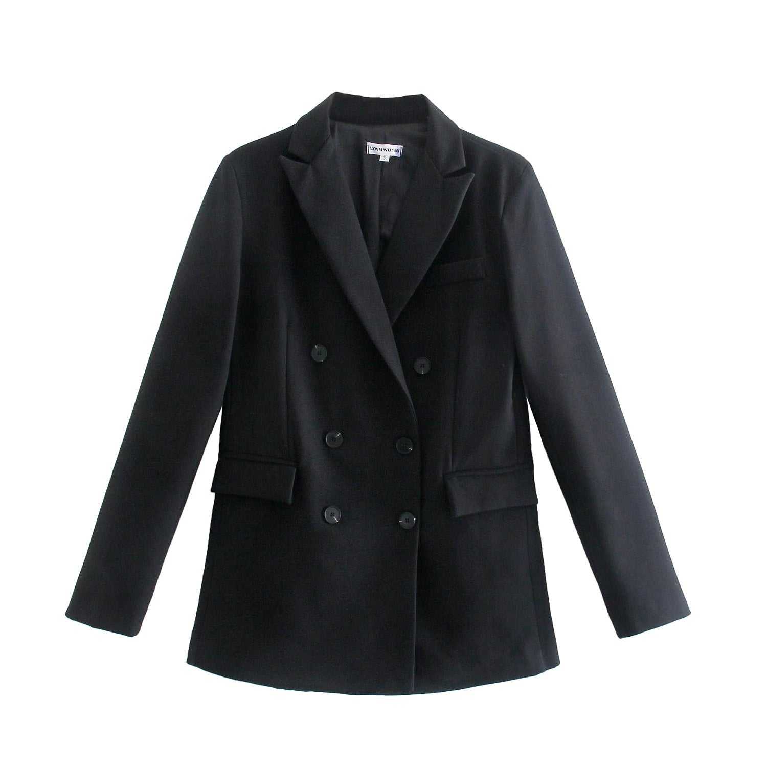 Stylish Loose Double Breasted Casual Blazer