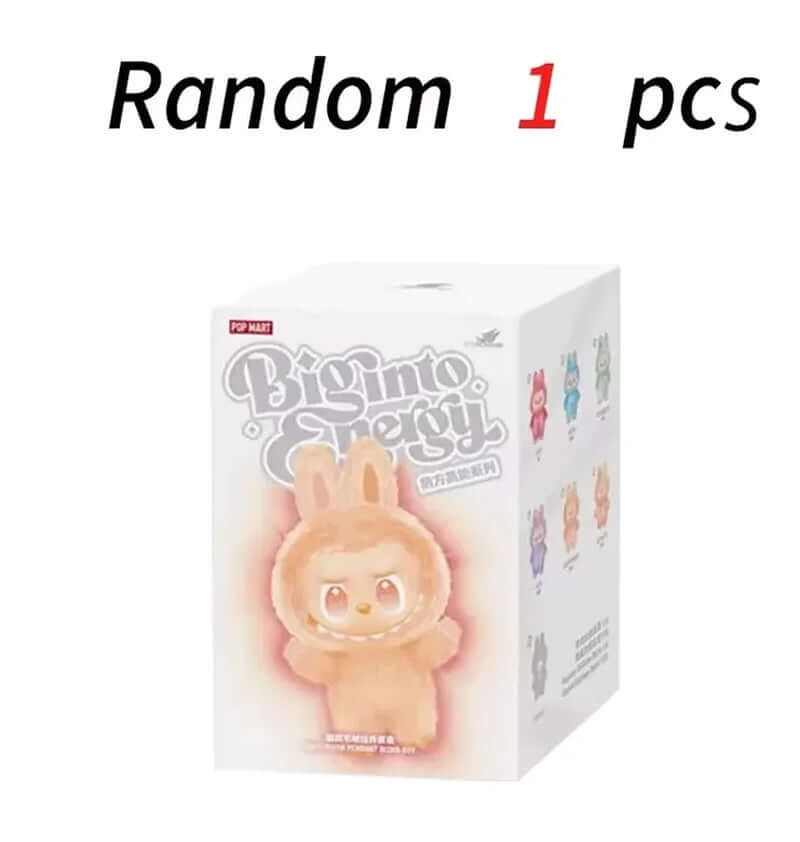 Top Quality Labubu Doll V3 with QR Code Monsters Big into Energy Seriesblind Box Kawaii Figure Face Doll Clothesdoll Keychain Decor Gift Blind Bag