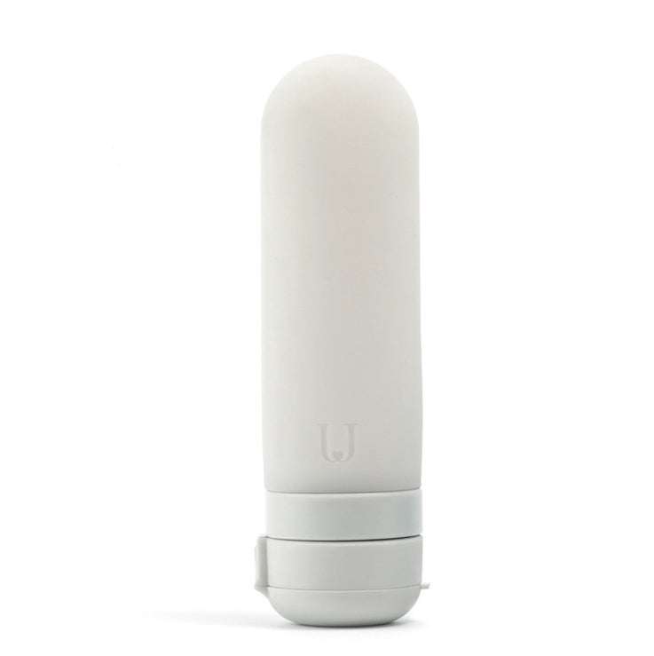 white silicone bottled travel cosmetics storage bottle with cap