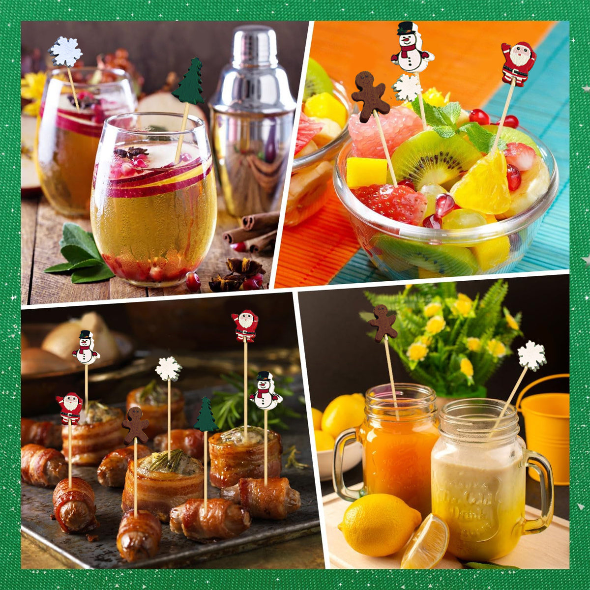 Christmas Cocktail Picks