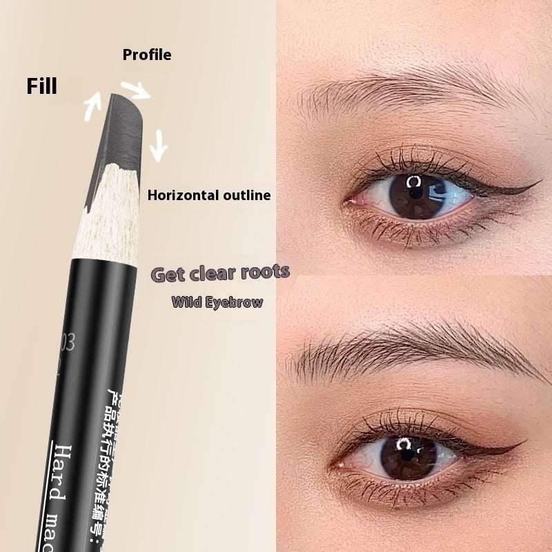 Hard Core Wild Eyebrow Pencil Waterproof And Sweatproof Distinct Look