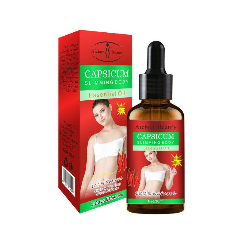 Hip shaping waist slimming essential oil with capsicum for body shaping and moisturizing