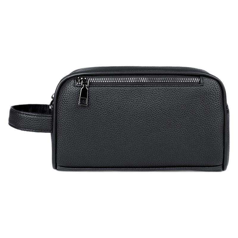 Men's Business Clutch Soft Leather Large Capacity Wear-resistant