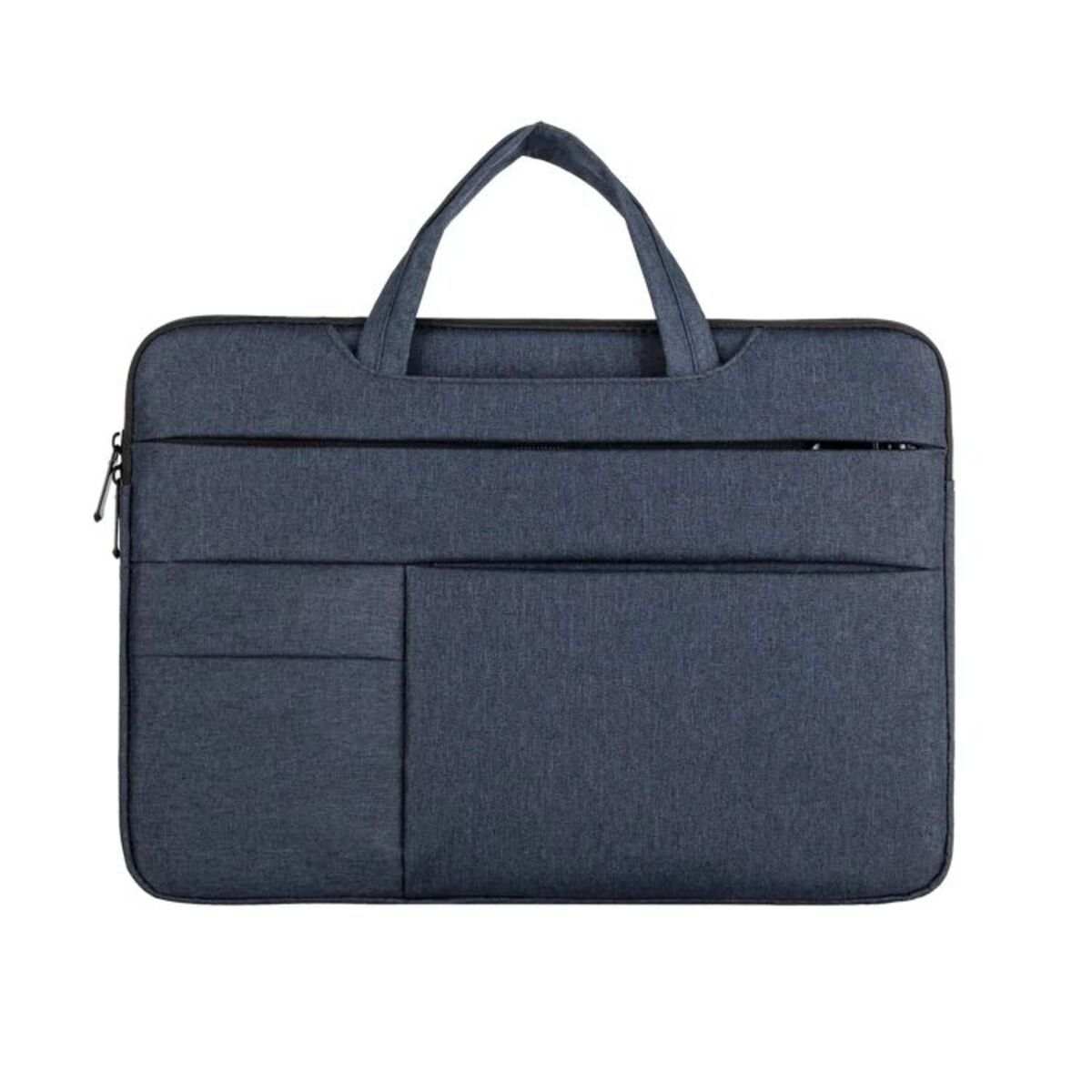 Stylish laptop bag with shoulder strap featuring a sleek design and multiple compartments for organization.