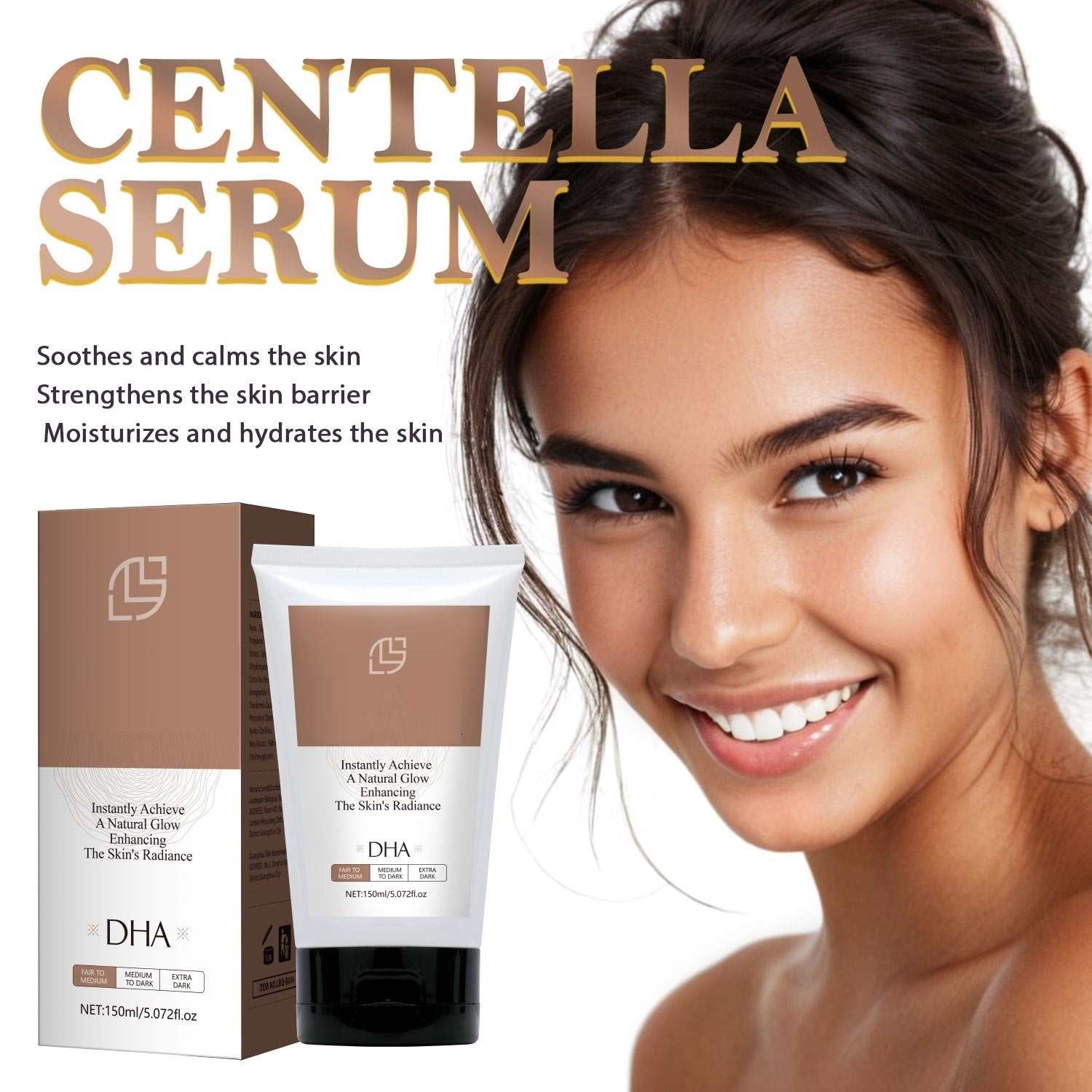 Cosmetics Universal Body Black Lotion 150ml for moisturizing and skin care