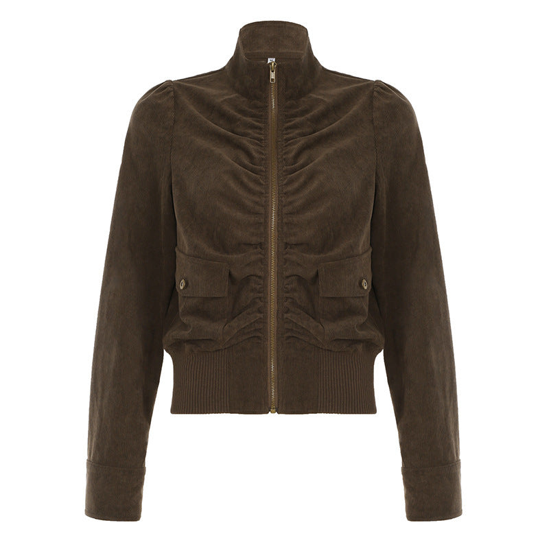 Autumn And Winter Corduroy Jacket Coat For Women