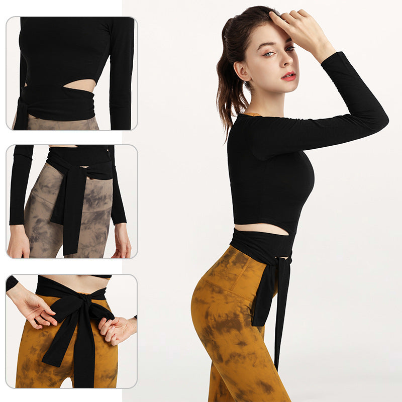 Sports Fitness Fast Drying Training Running Top Dance Yoga Clothes Women