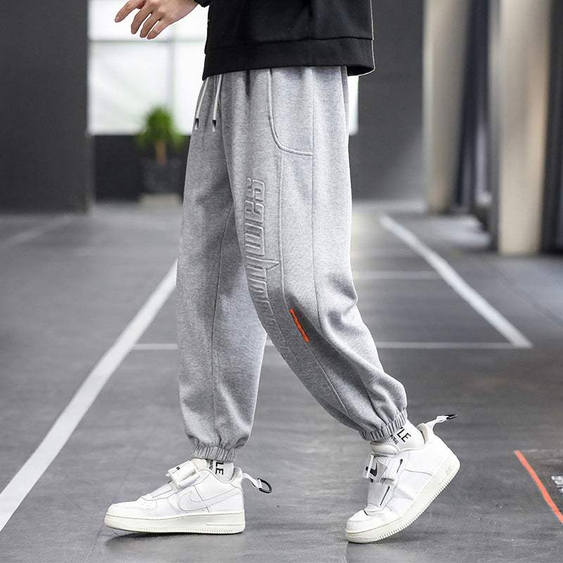Tapered Ankle-tied Pants Fashionable Ankle-tied Casual Fashionable Sweatpants