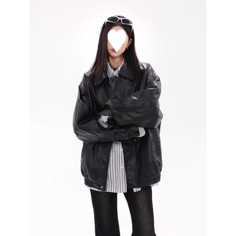 Jacket Turn-down Collar Coat Women