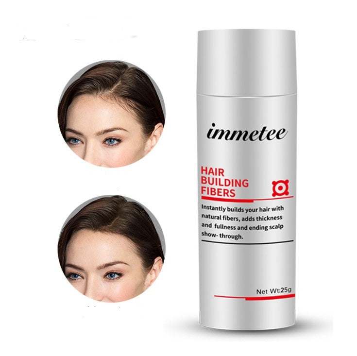 immetee plant hair additive fiber powder for thinning hair with natural herbal ingredients and scalp-friendly formula