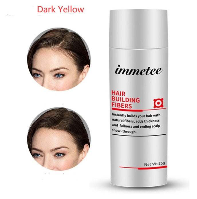Plant hair additive fiber hair powder for thinning hair to add thickness and fullness by immetee