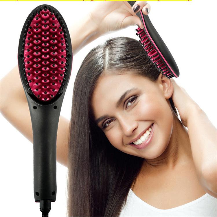 Imply Straight Electric Hair Comb smoothing long straight hair with negative ion technology