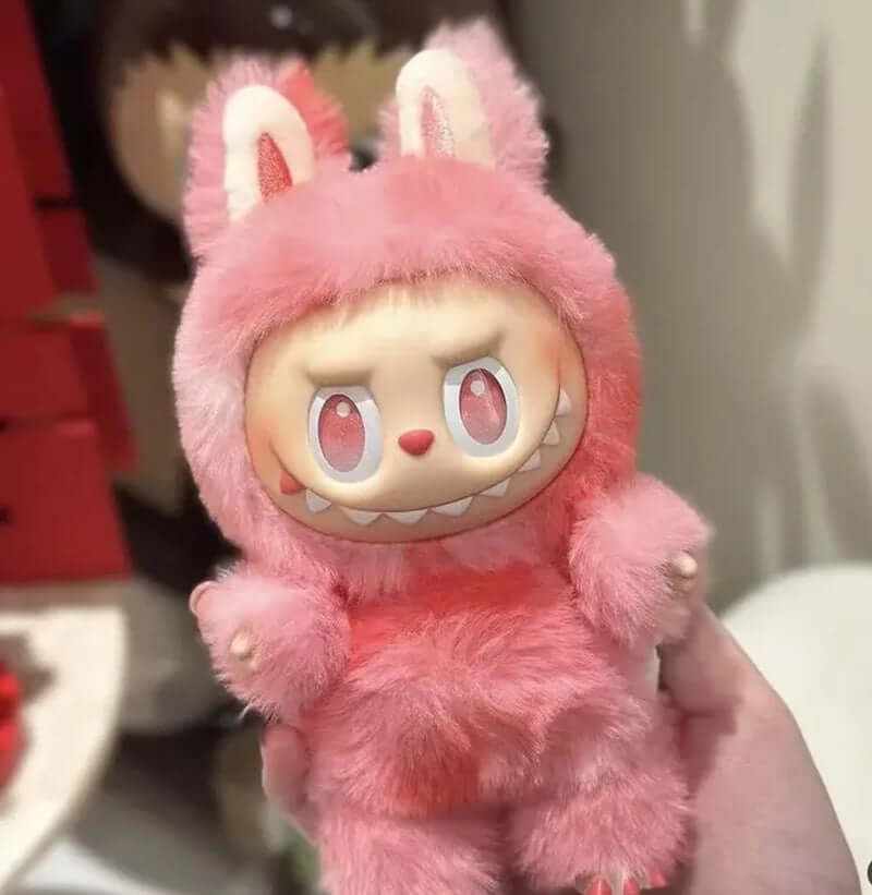 Top Quality Labubu Doll V3 with QR Code Monsters Big into Energy Seriesblind Box Kawaii Figure Face Doll Clothesdoll Keychain Decor Gift Blind Bag