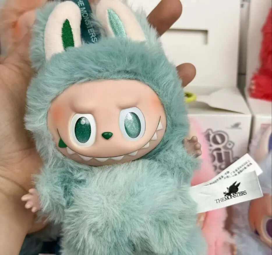 Top Quality Labubu Doll V3 with QR Code Monsters Big into Energy Seriesblind Box Kawaii Figure Face Doll Clothesdoll Keychain Decor Gift Blind Bag