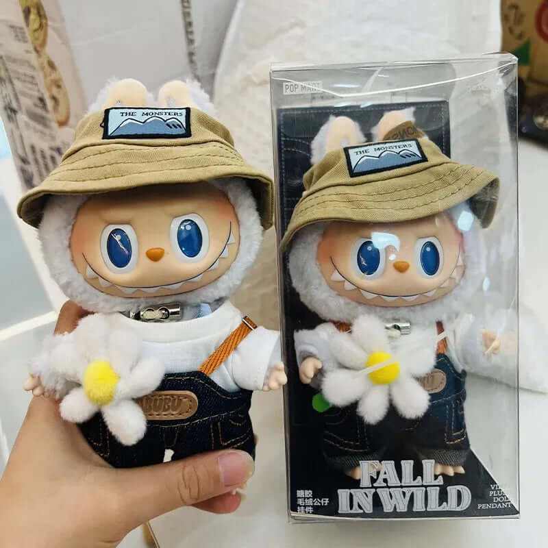 1 Replica Labubu Fall in Wild Series Lisa Same the Monsters 17Cm Rag Vinyl Plush Doll Play Pendants Gifts Stock 241025 A80A 144