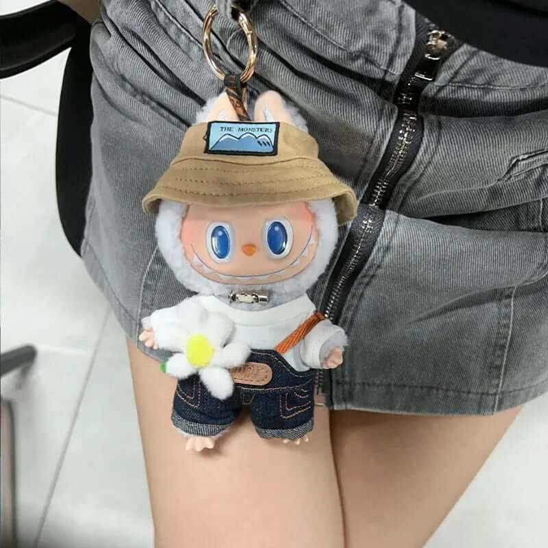 1 Replica Labubu Fall in Wild Series Lisa Same the Monsters 17Cm Rag Vinyl Plush Doll Play Pendants Gifts Stock 241025 A80A 144