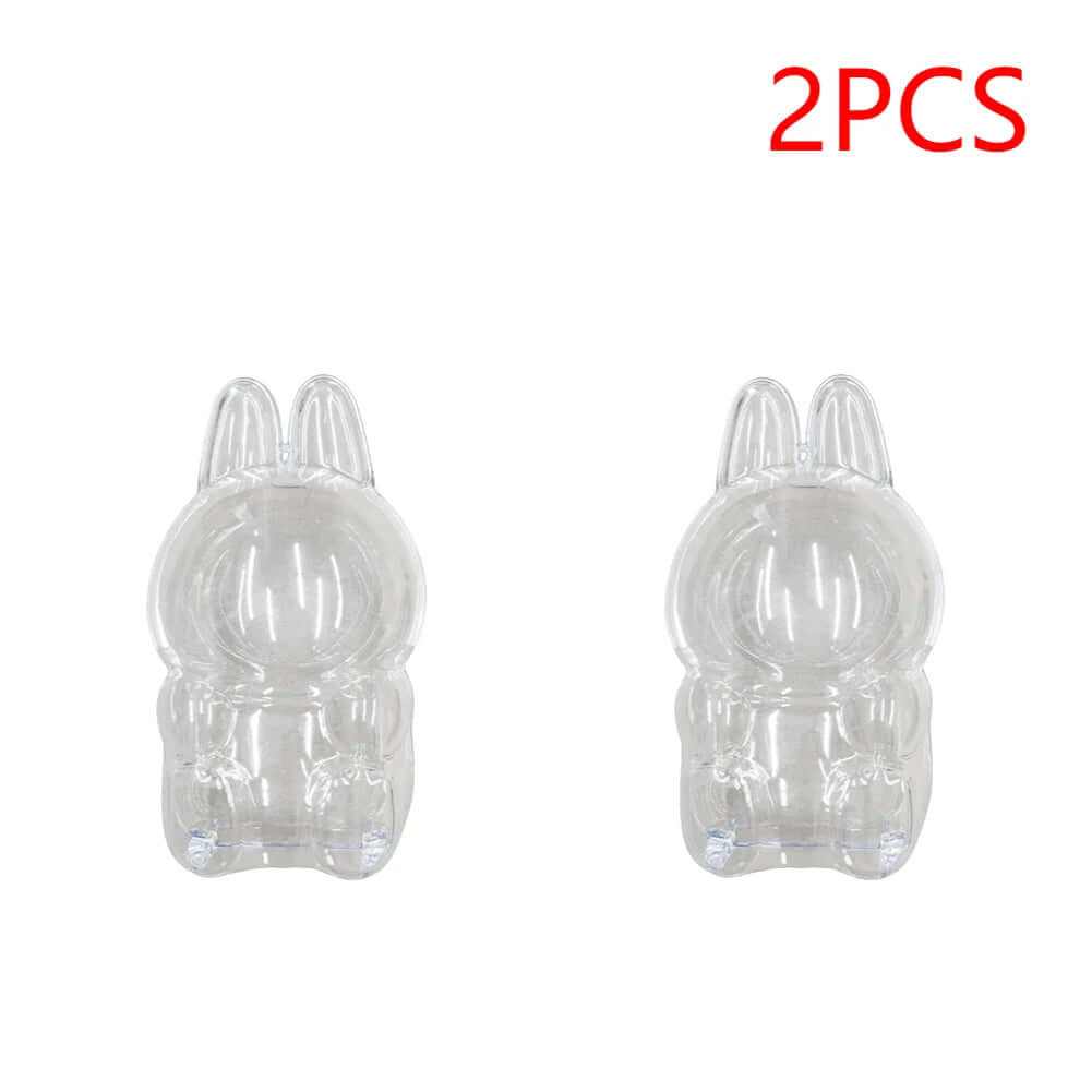 Labubu Protective Cover Labubu Protector Case Sitting Party Transparent Protective Shell Dust Cover Doll Transparent Cover