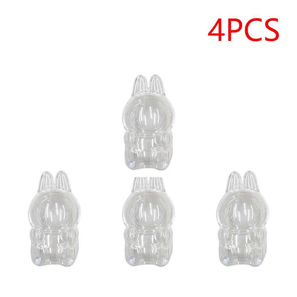 Labubu Protective Cover Labubu Protector Case Sitting Party Transparent Protective Shell Dust Cover Doll Transparent Cover