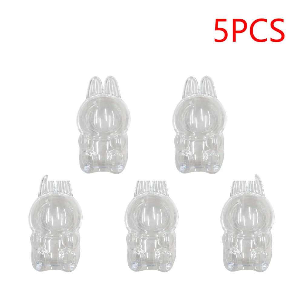 Labubu Protective Cover Labubu Protector Case Sitting Party Transparent Protective Shell Dust Cover Doll Transparent Cover