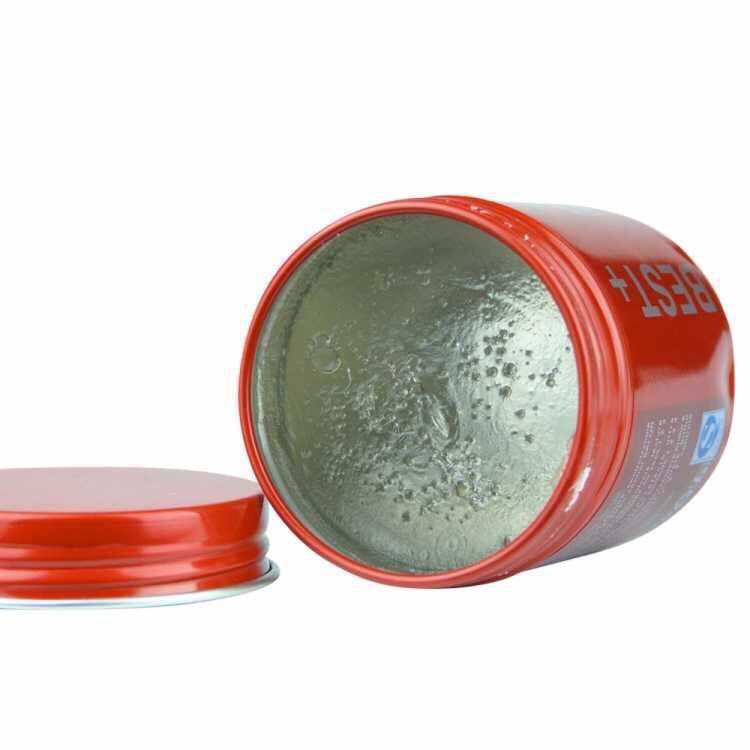 Matte styling hair mud in open red container for fluffy textured hair shaping