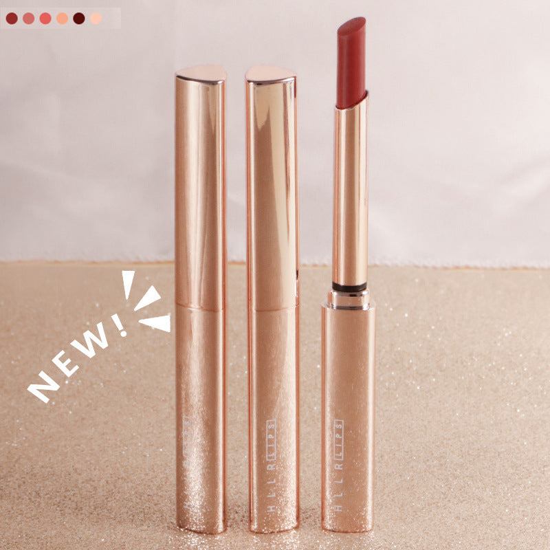 moisturizing cosmetics small tube lipstick vintage red pear shade moisturizing non-stick waterproof formula