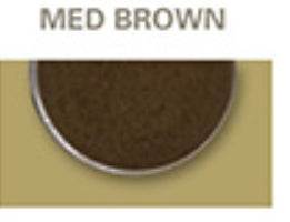Plant hair additive fibre hair powder in medium brown for thinning hair, natural herbal fiber, 25g container