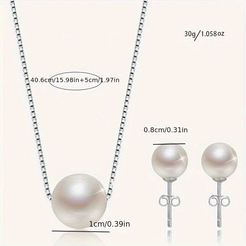 Elegant single pearl necklace with adjustable chain, perfect romantic Valentine's gift.