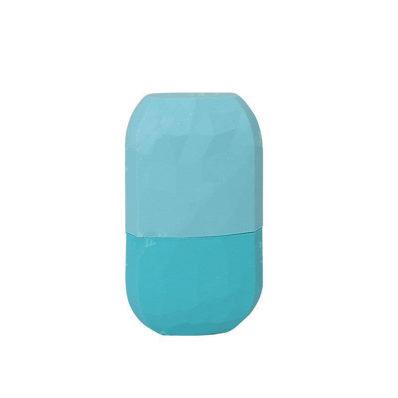 Skincare Relief Ice Compression Tray silicone facial beauty tool blue compact design