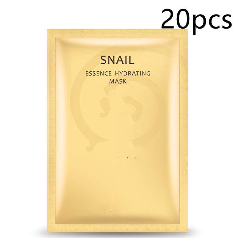 Snail Moisturizing Whitening Mask gold hydrating essence tear-type facial mask pack with snow lotus extract
