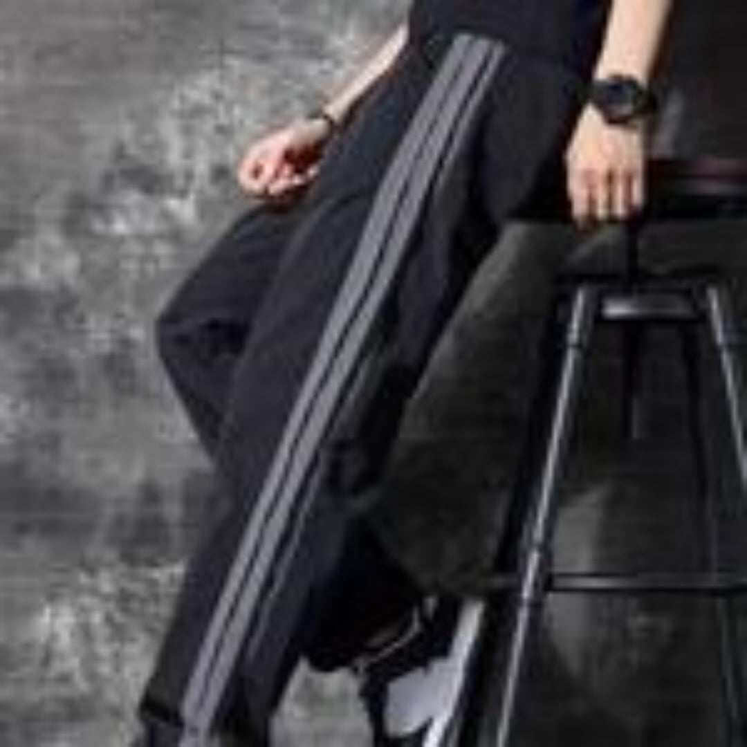 trendy casual men's pants with side stripes in black, comfortable and stylish