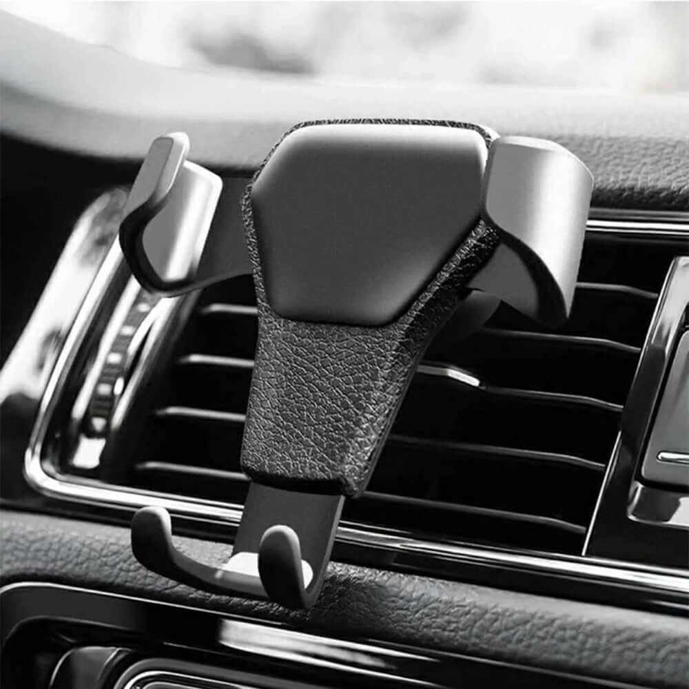 Universal gravity phone holder for car air vent, offering a robust and secure mount for smartphones.