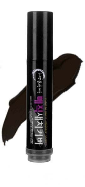 Washable & Easy DIY Hair Color Brush black hair dye stick with natural pigments and nourishing formula